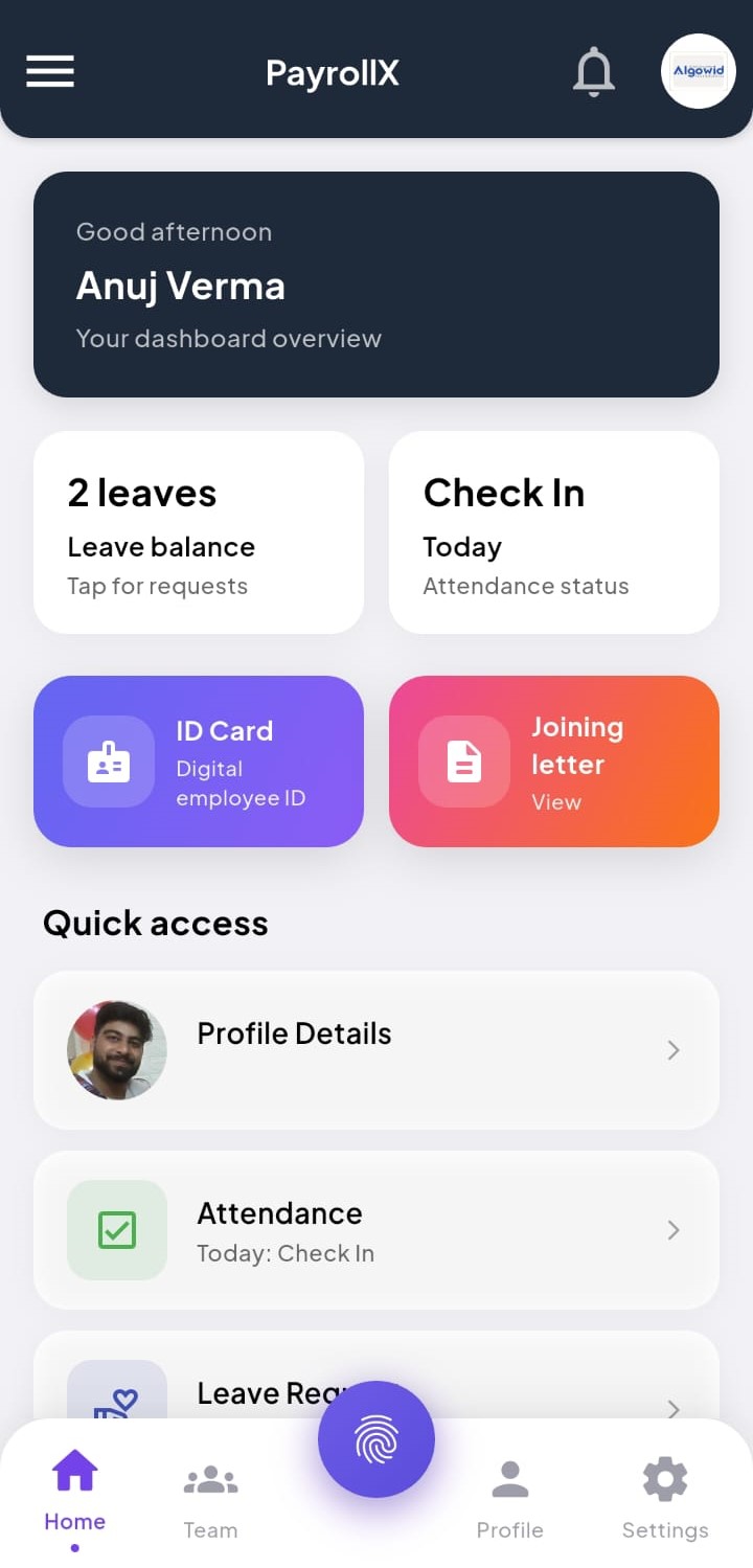 Employee app